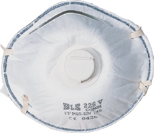 Exemplary representation: Respirator half mask with valve