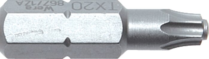 Exemplary representation: 1/4" bit (TORX) “T-STAR plus”