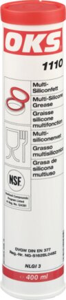 Exemplary representation: OKS silicone grease (cartridge)