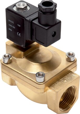 Exemplary representation: 2/2-directional solenoid valve (G 1-1/4" - G 2")